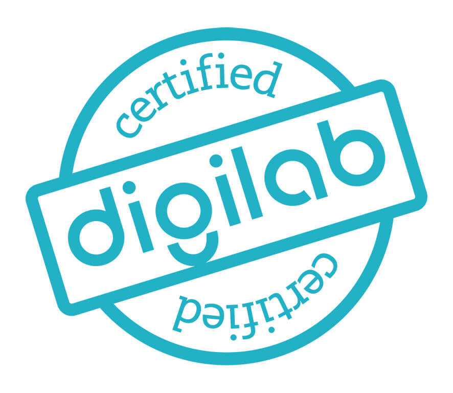 Stempel Digilab zertifiziert